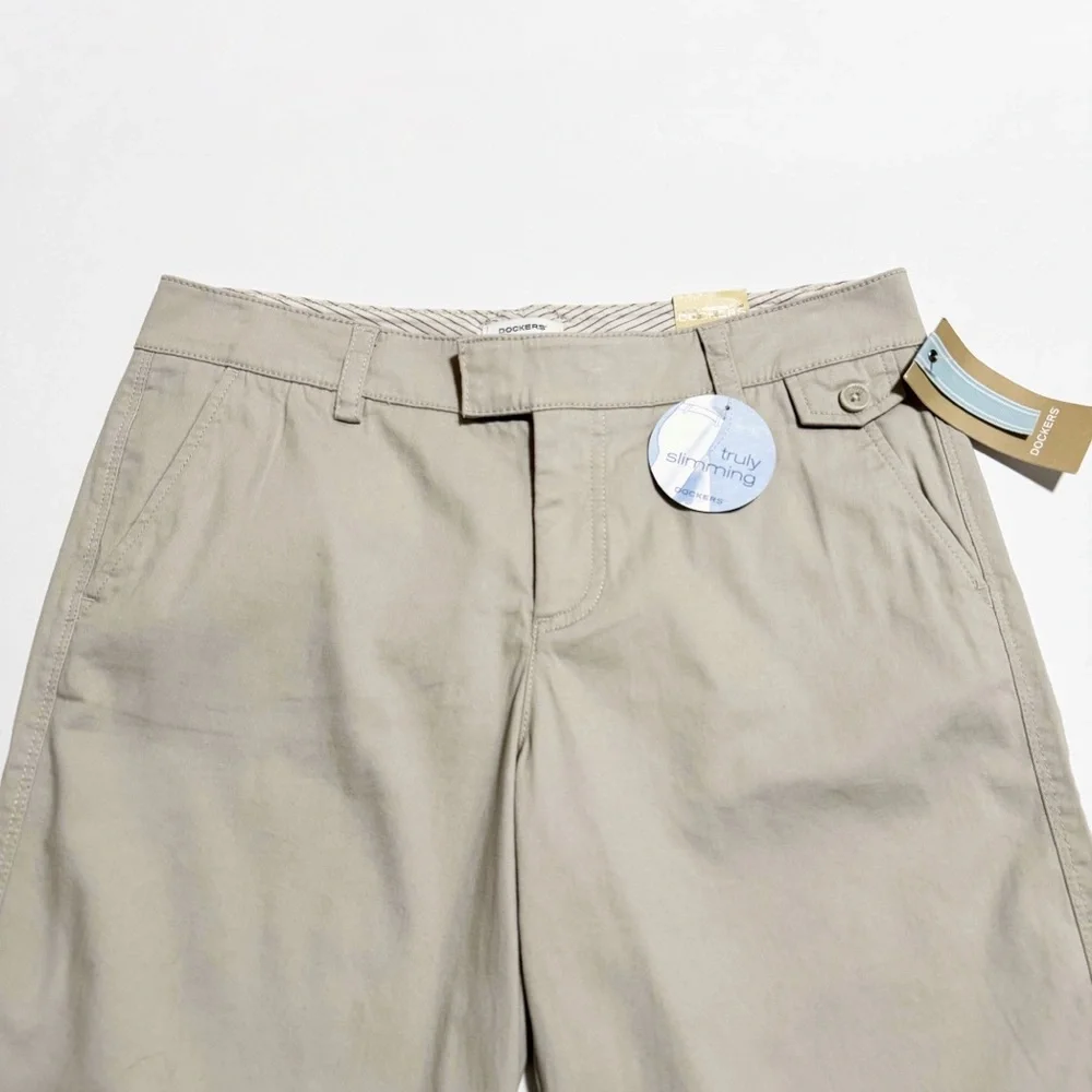 NEW Dockers Jaelynn Truly Slimming Bermuda Shorts